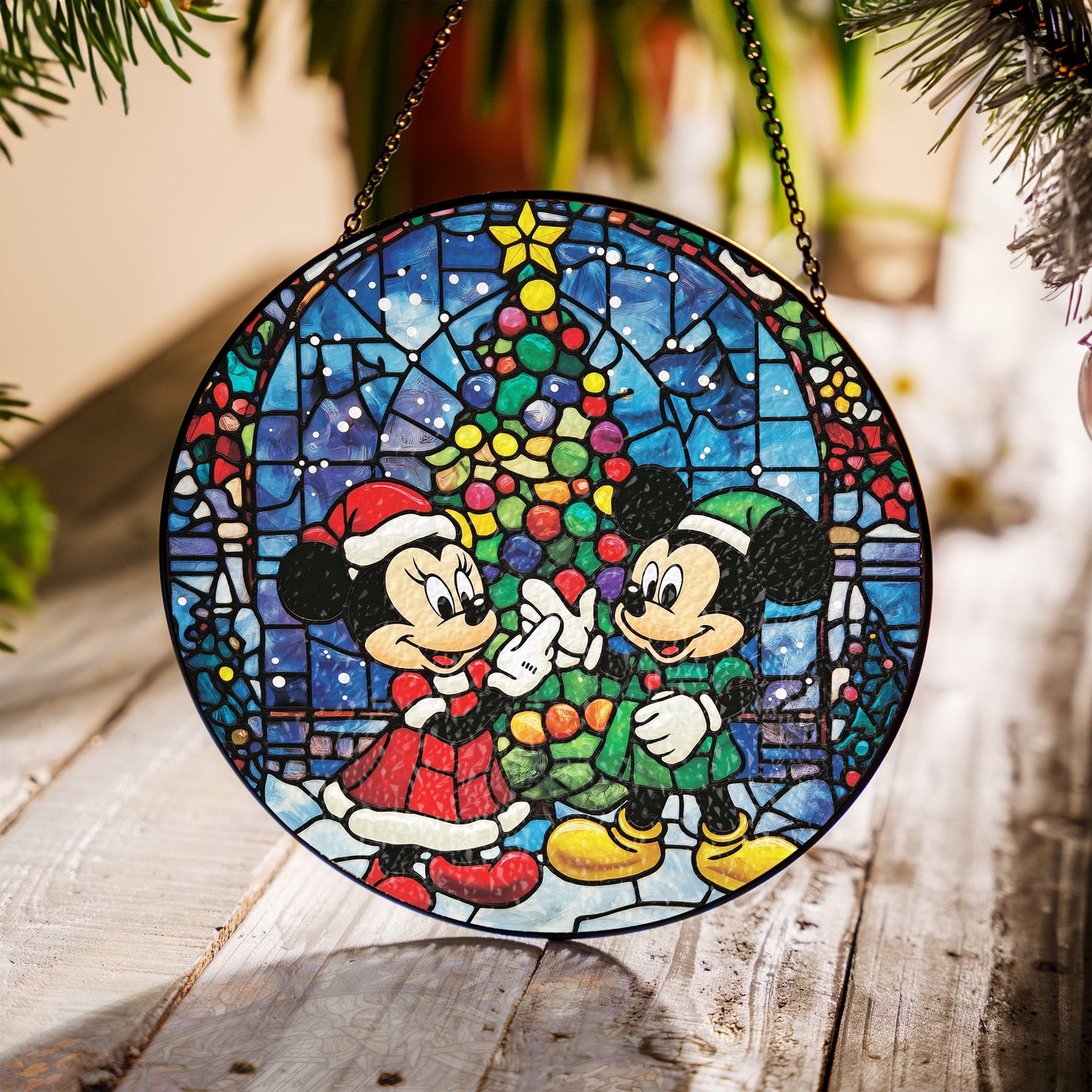 Christmas Suncatcher, Holiday Window Decor, Unique Christmas Gift Idea, CM012