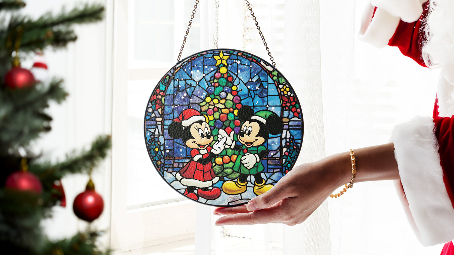 Christmas Suncatcher, Holiday Window Decor, Unique Christmas Gift Idea, CM012