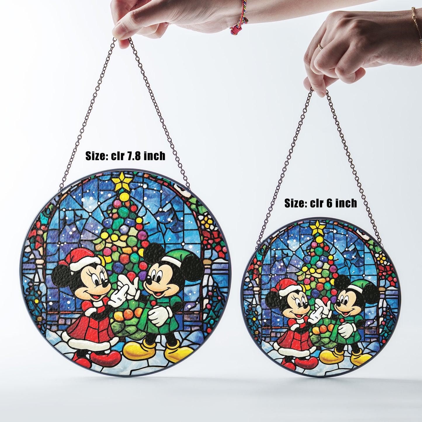 Christmas Suncatcher, Holiday Window Decor, Unique Christmas Gift Idea, CM012