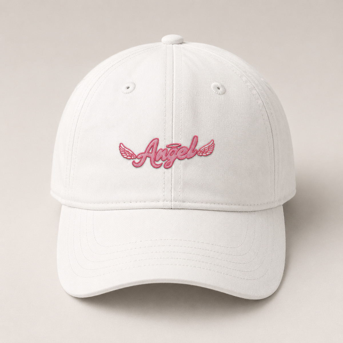 Angel Wings Embroidered Patch – Pink Angel Letter Applique, Cute Iron-On Patch for Clothing, Jackets, Bags & Accessories