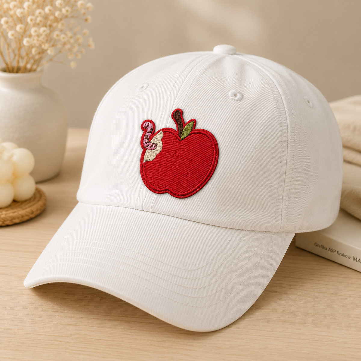 Apple Embroidered Patch, Cute Red Apple Sewing Patch, Fruit Iron On Patch, Food Embroidery Patch for Jacket, Backpack & Clothing