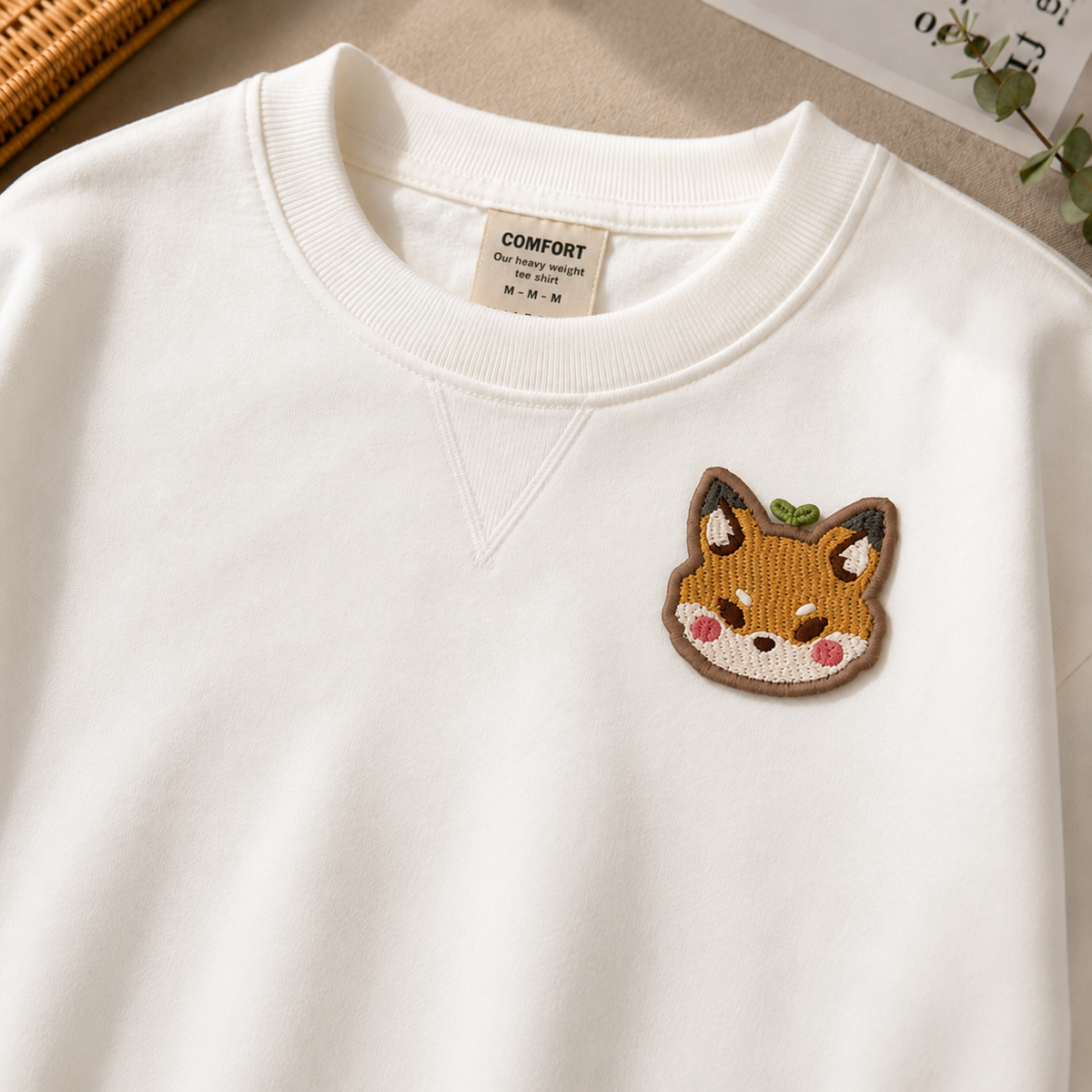Cute Animal Embroidered Patch, Kawaii Animal Iron-On Patch, Cute Applique Patch for Jackets, Bags & DIY Crafts