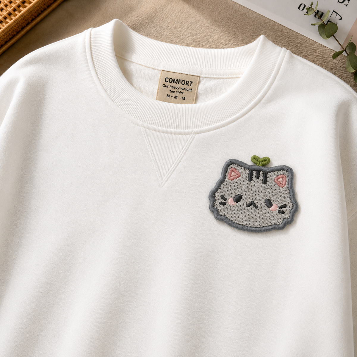 Cute Animal Embroidered Patch, Kawaii Animal Iron-On Patch, Cute Applique Patch for Jackets, Bags & DIY Crafts