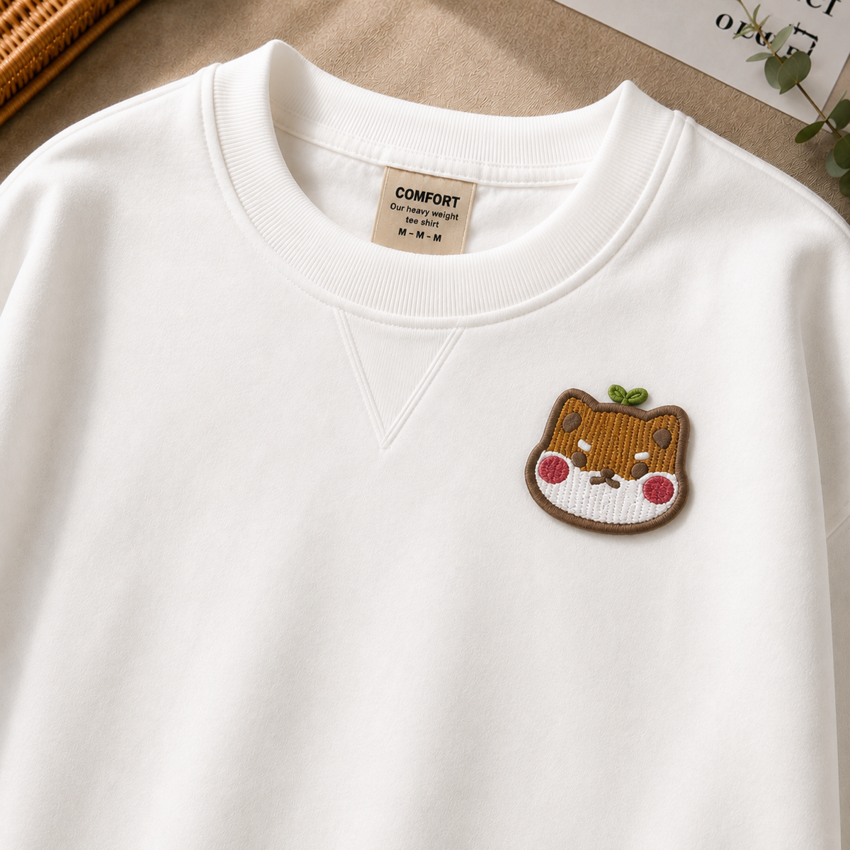 Cute Animal Embroidered Patch, Kawaii Animal Iron-On Patch, Cute Applique Patch for Jackets, Bags & DIY Crafts