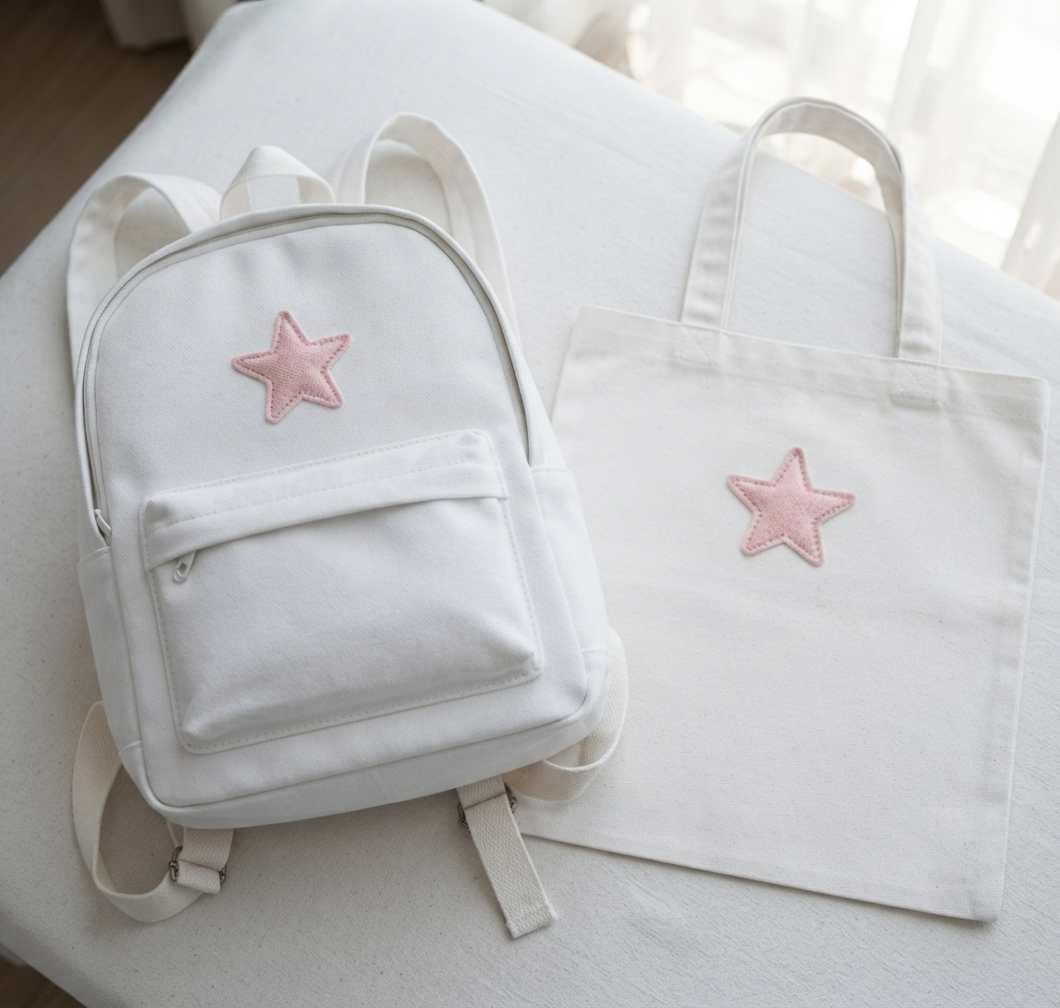 Pink Star Embroidered Patch – Cute Iron On Sewing Patch for Clothing, Bags & DIY Crafts