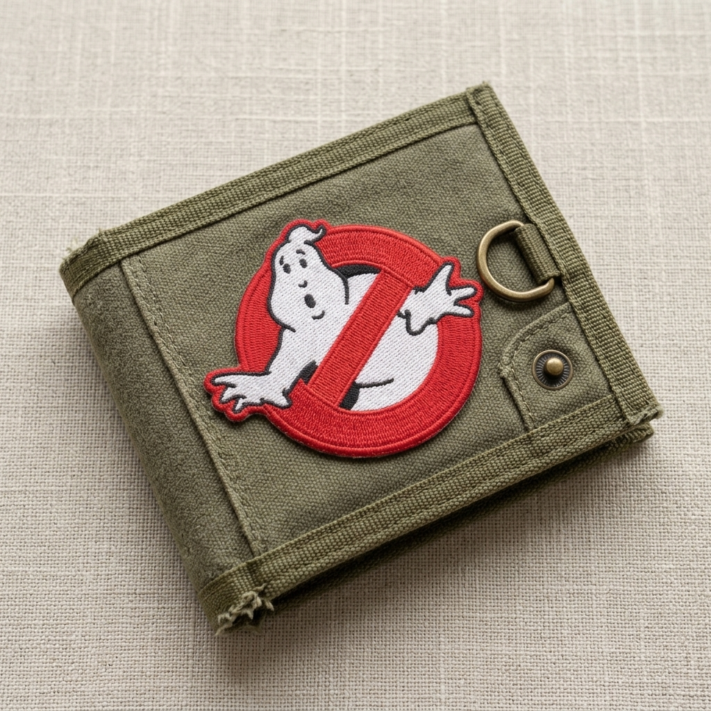 Ghostbusters Embroidered Patch, Red No-Ghost Logo Iron-On Patch for Jackets, Jeans, Backpacks & Hats