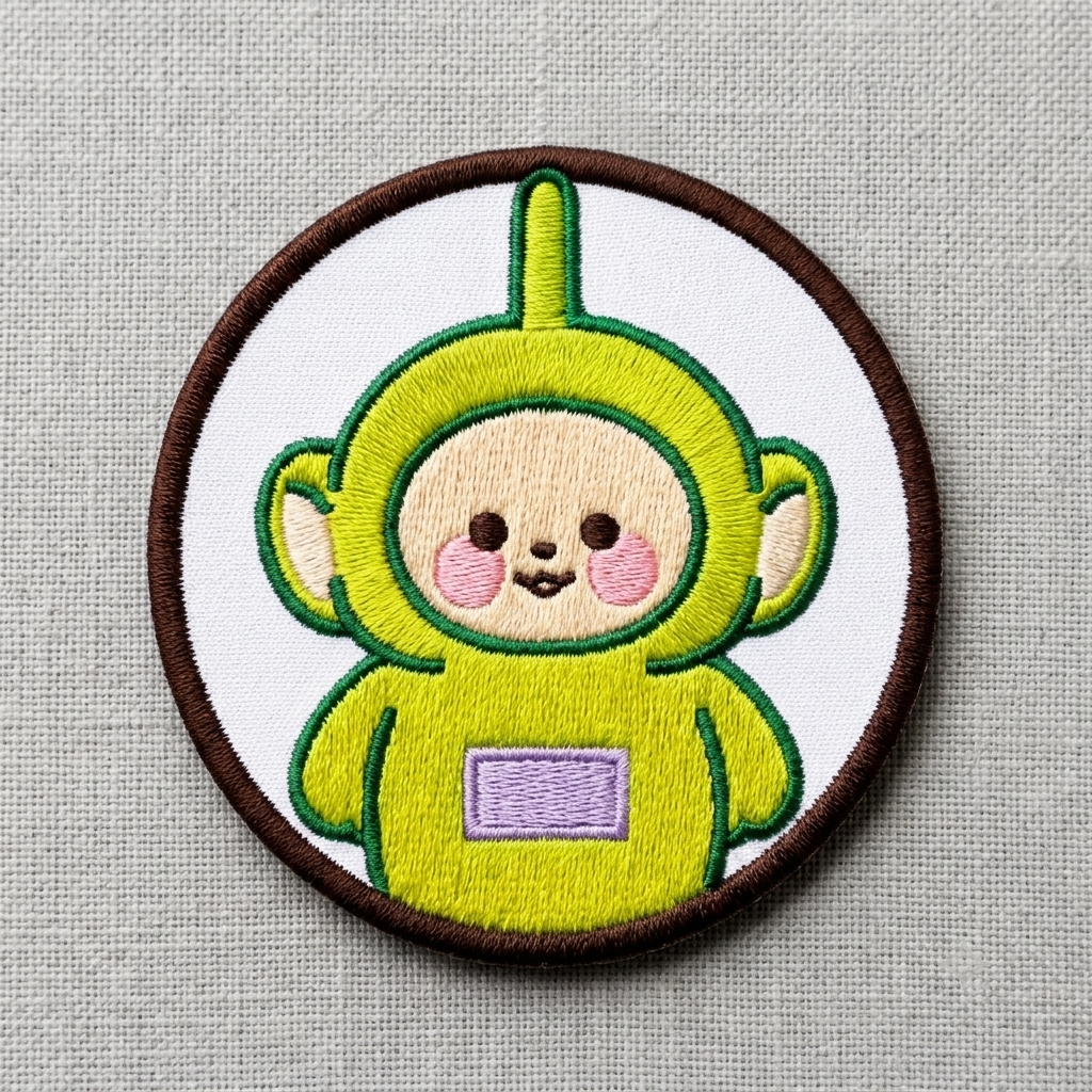 Cute Teletubbies Embroidered Patch – Iron On / Sew On Patch for Jackets, Bags & Hats
