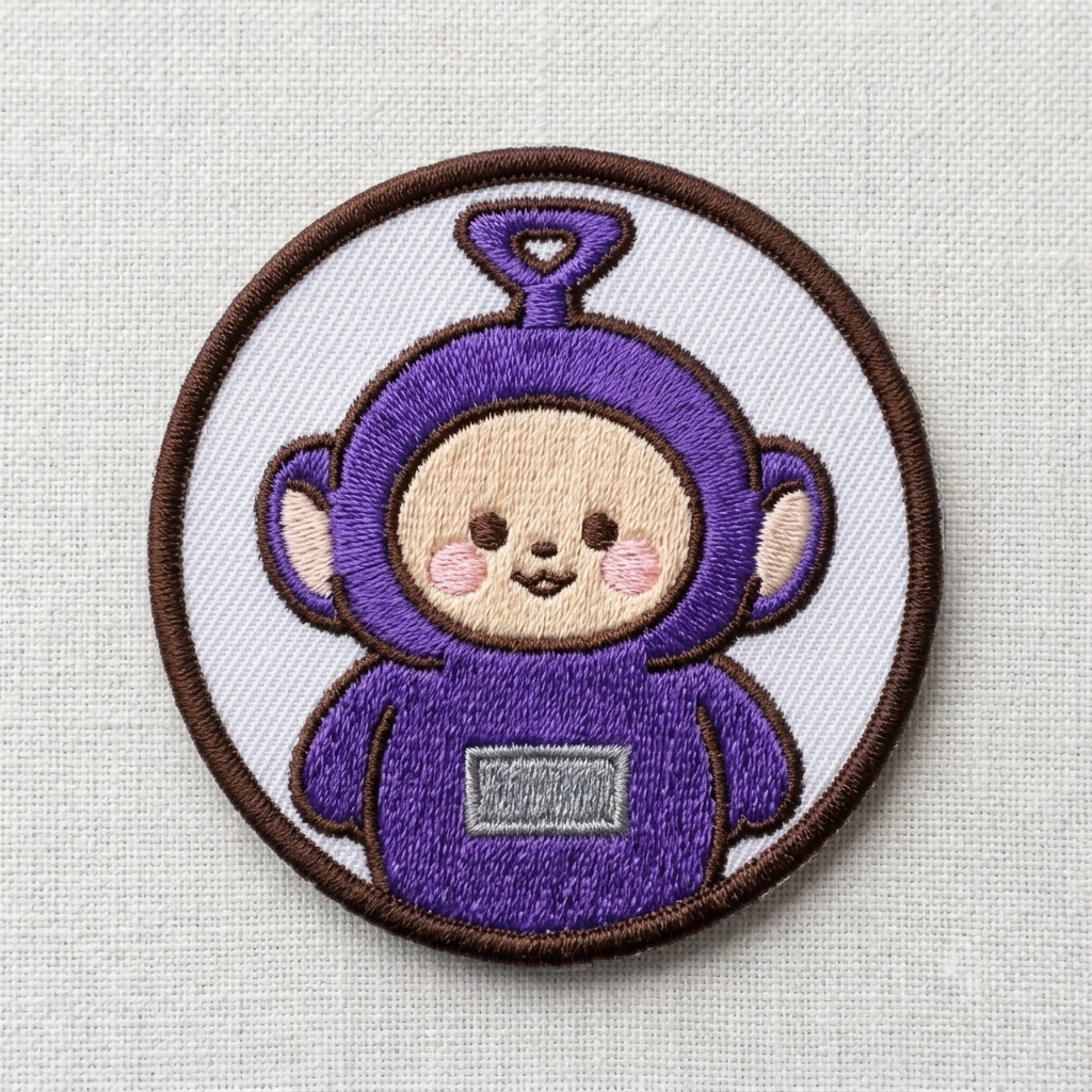 Cute Teletubbies Embroidered Patch – Iron On / Sew On Patch for Jackets, Bags & Hats