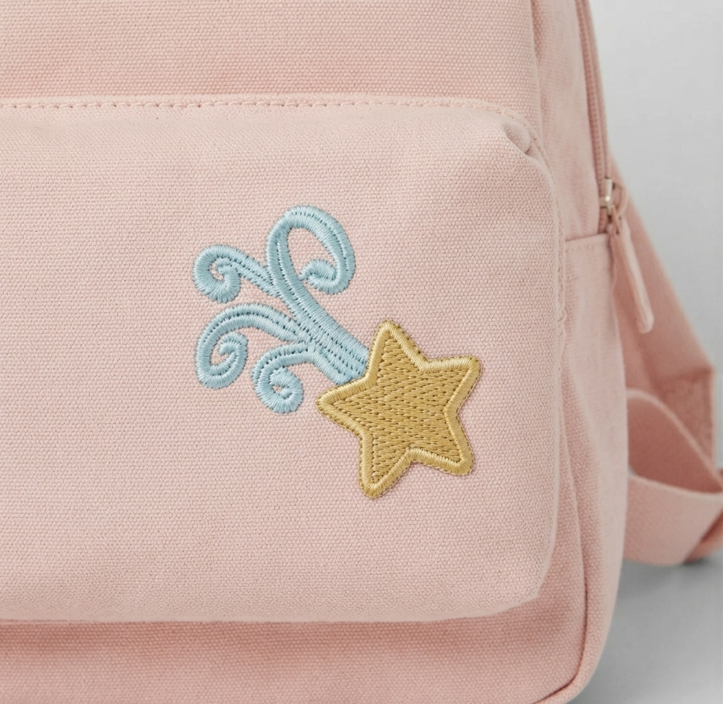 Star Embroidered Patch, Cute Celestial Embroidery Patch, Moon & Star Iron On Patch for Clothing, Jackets, Hats & Bags
