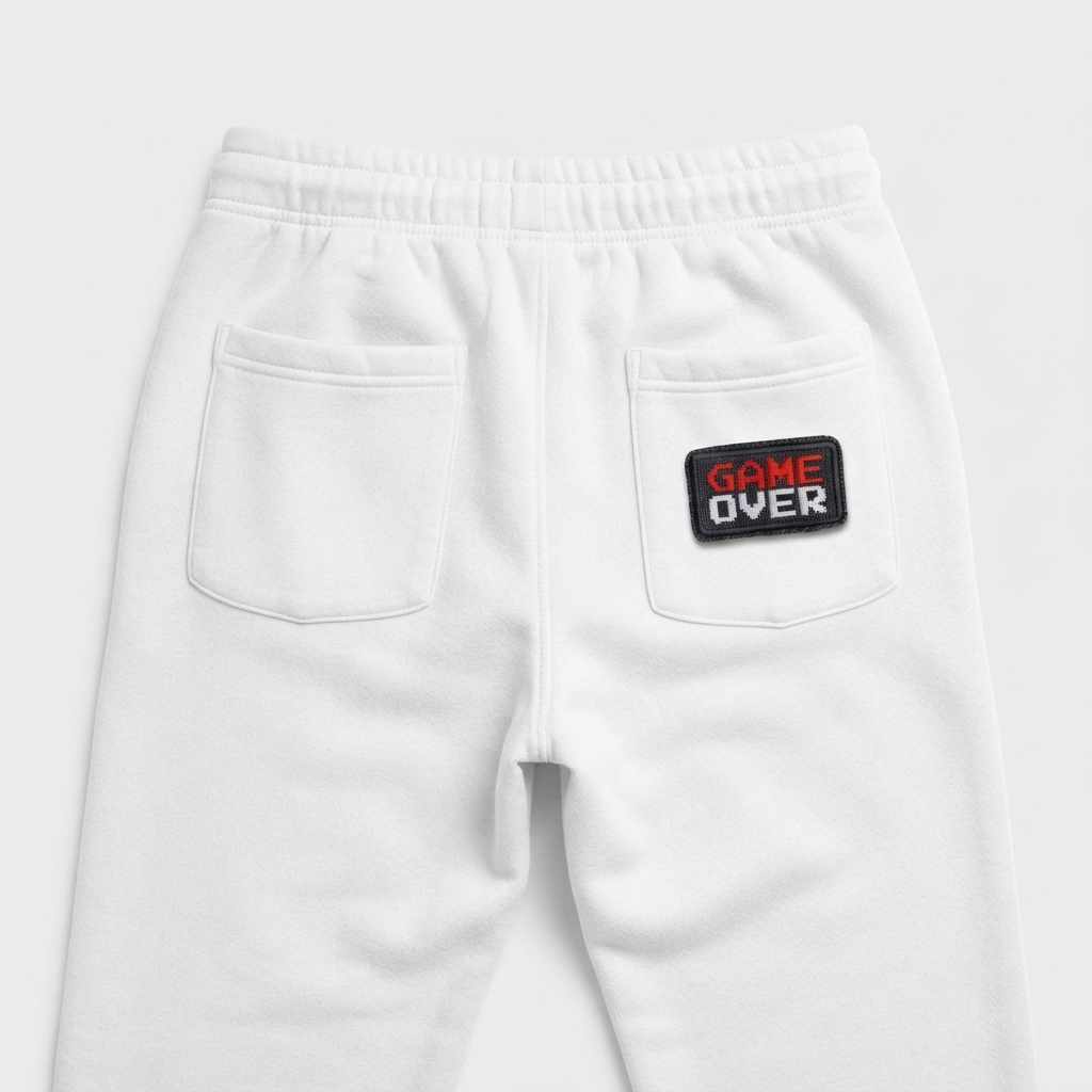Game Over Embroidered Patch, Gaming Patch, Gamer Iron On Patch, Video Game Badge