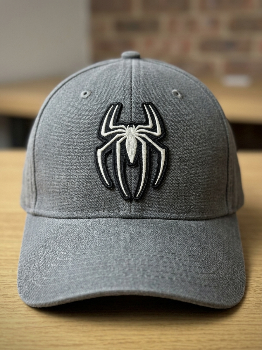 Embroidered Spider Patch, Gothic Spider Iron-On Patch, Halloween Patch, Spooky Punk Clothing Patch, DIY Jacket Backpack Patch