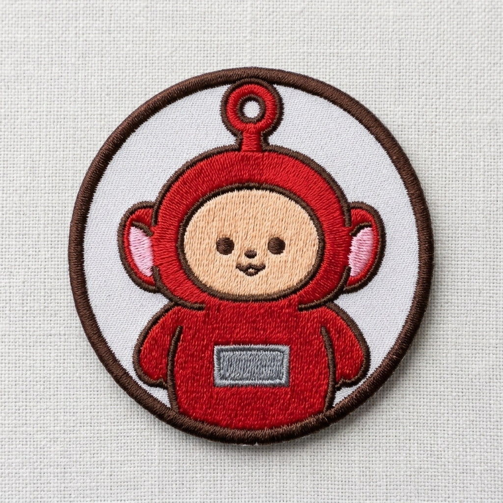 Cute Teletubbies Embroidered Patch – Iron On / Sew On Patch for Jackets, Bags & Hats