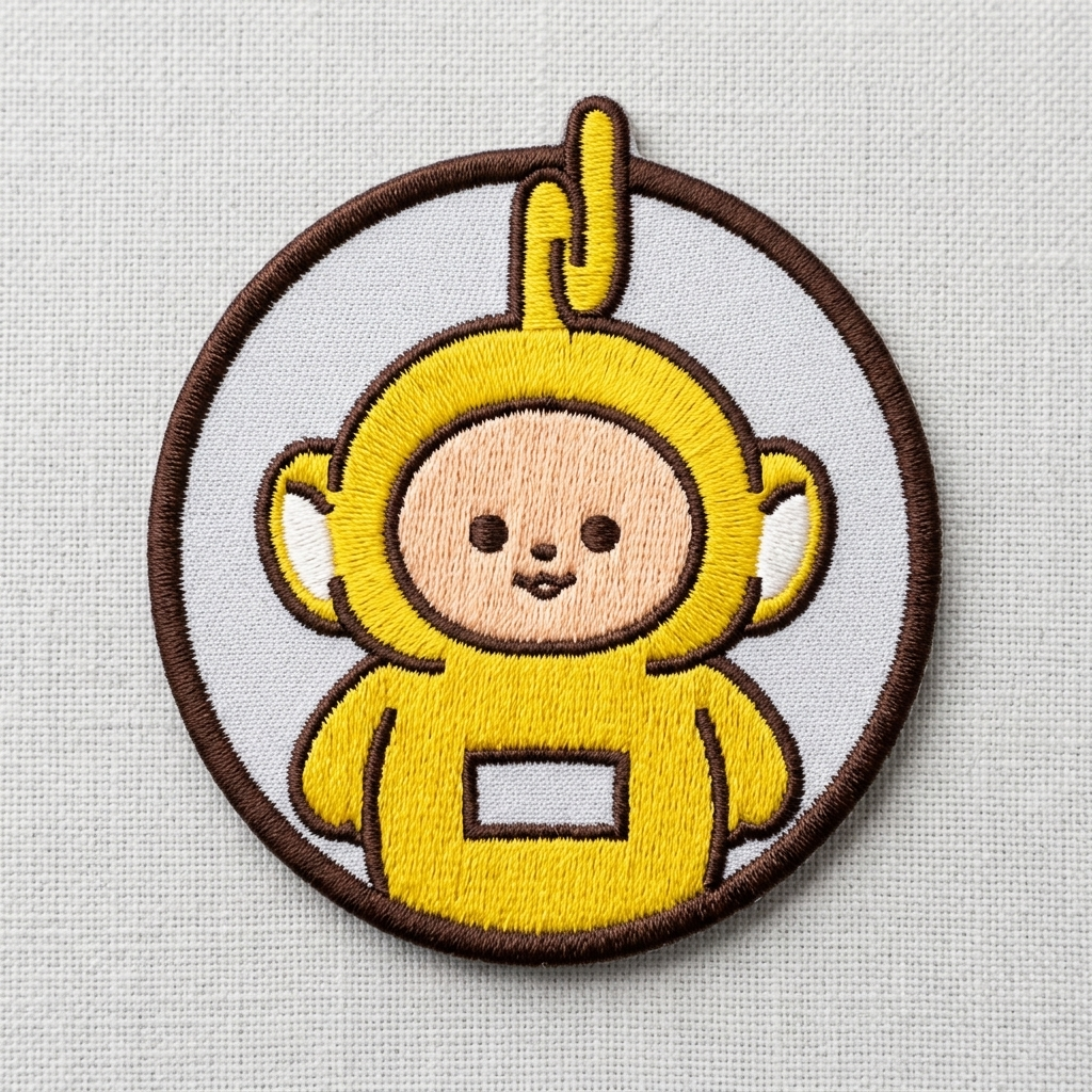 Cute Teletubbies Embroidered Patch – Iron On / Sew On Patch for Jackets, Bags & Hats